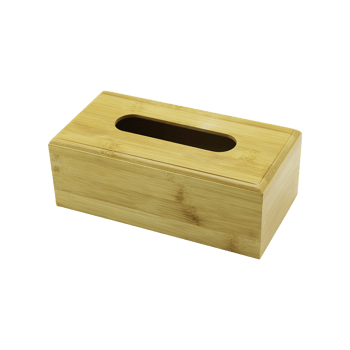 İ22-233 ( Ahşap & Bambu ) Peçetelik ( Kutu ) ( 11.6 X 22.8cm ) ( Alt Kapaklı = Kayar Kanallı & Aç-kapa )