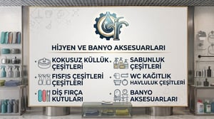 KOKUSUZ KÜLLÜK-DİŞ FIRÇA KUTULARI-SABUNLUKLAR-WC KAĞITLIK-HAVLULUK-FISFIS ÇEŞİTLERİ-BANYO AKSESUARLARI kampanya resmi