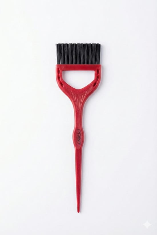 Point Ergonomik Tasarım Boya Fırçası Düz Ağız Kırmızı Sbf-032