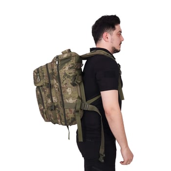45 Litre Lazer Kesim Outdoor Sırt Çantası – Tsk Askeri Kamuflaj