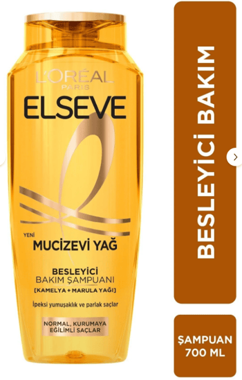 Elseve Mucizevi Yağ Besleyici Bakım Şampuanı 700 Ml