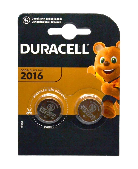 Duracell Düğme Pil 2016 2'li 3 Volt