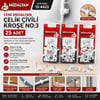 Medalyan Dl-39 ( No-3 ) ( 25pcs ) Çelik Çivili Kroşe