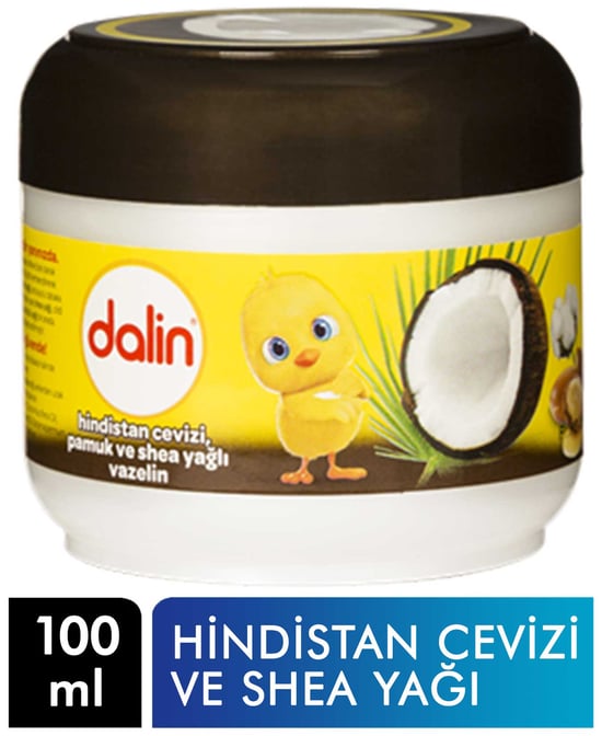 Dalin Vazelin 100 Ml X 6'lı Paket Hindistan Cevizi ve Shea Yağı