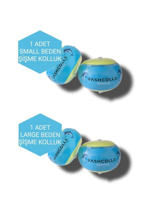 Fashcolle Small Beden Şişme Deniz Kolluğu 2'li Karma Set