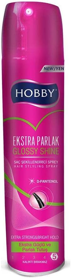 Hobby Ekstra Parlaklık İpeksi Saç Spreyi 250 Ml