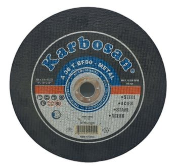 Karbosan 10050 Nk Metal Kesici Disk ( Spral Taşı ) 230mmx3.0x22