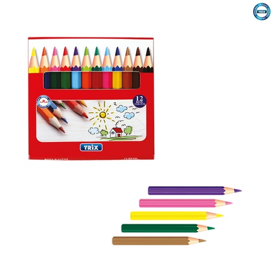 Trix 12 Li Yarım Boy Kuru Boya