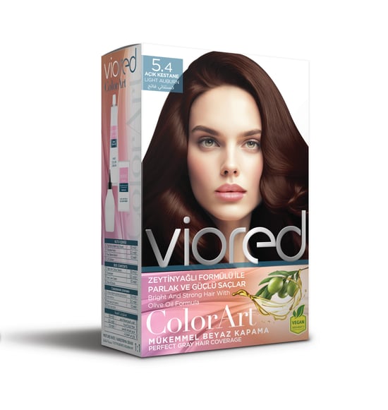 Viored Colorart Set Boya 5.4 Açık Kestane