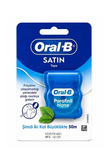Oral-b Satin Tape Nane Aromalı 50 M Diş İpi