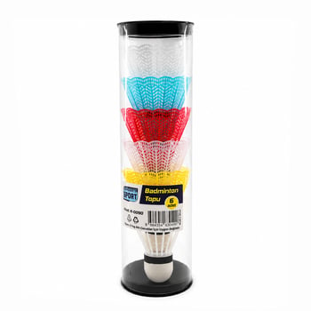 Smart Sport K-0490 ( 6pcs ) ( Renkli ) Badminton Topu