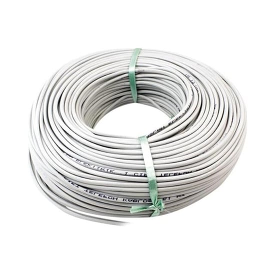 3 Telli 1 Hat 1 Çift 100 Metre Telefon Hat Kablosu (1*2+1*0.50)