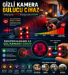 Gizli Kamera Bulucu Kızılötesi Tespit + Sesli Uyarı + Titreşim Alarmı