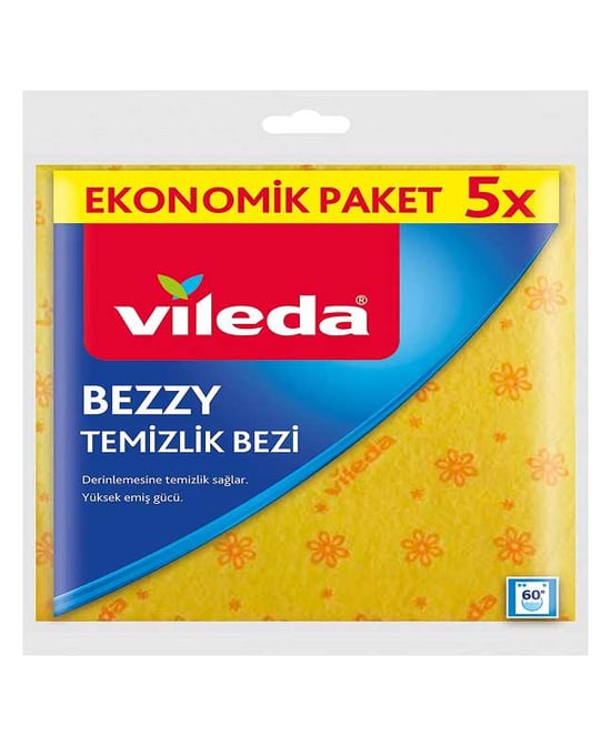 Vileda Bezzy Temizlik Bezi 5'li Paket