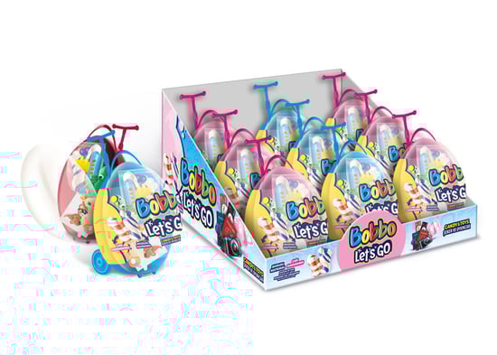 Bobbo Lets Go Şeffaf Oyuncak Şekerleme Hediyeli Yumurta 25 Gr