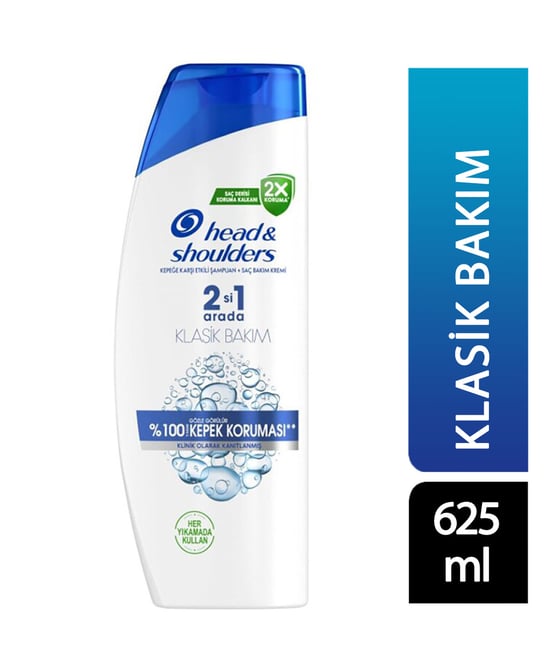 Head&Shoulders Şampuan 625 ml 2 si 1 Arada Klasik Bakım