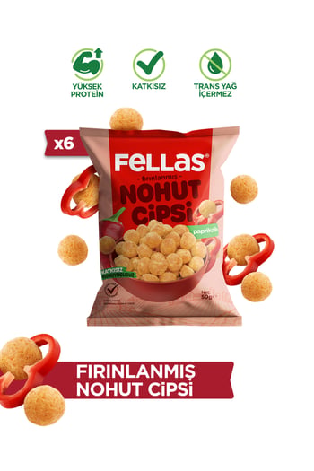 Nohut Cipsi - Paprika (50 G) X 6 Adet