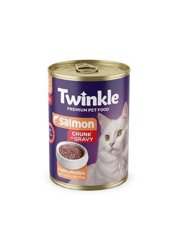 Twinkle Somonlu Yetişkin Kedi Konservesi