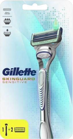 Gillette Skinguard Sensitive Tıraş Makinesi + Yedek Tıraş Bıçağı