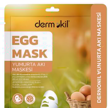Dermokil Kağıt Maske 20 Gr. Yumurta Akı Aknejenik