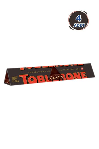 Toblerone Bitter Çikolata 100 G - 4 Adet