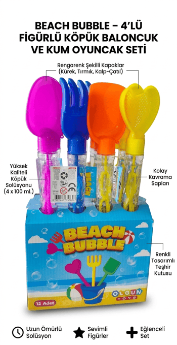 Beach Uzun Boy Büyük Köpük Balon
