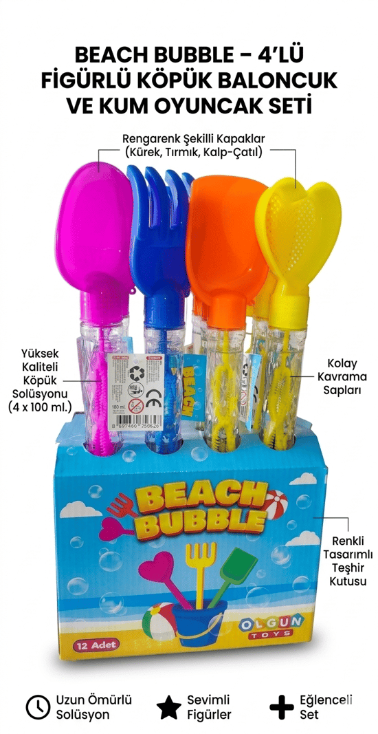 Beach Uzun Boy Büyük Köpük Balon
