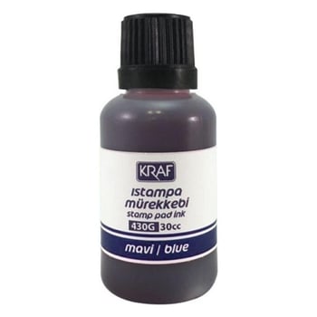 Kraf 430g Istampa Mürekkebi30cc Mavi
