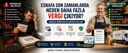 Esnafa Son Zamanlarda Neden Daha Fazla Vergi Çıkıyor? Gerçek Sebepler ve Çözüm Yolları