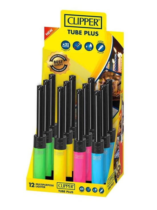 Clipper Tube Plus Mutfak Çakmağı Karışık Renkli