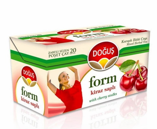 Doğuş Form Kiraz Saplı Bitki Çayı 20'li