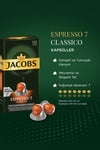 Jacobs espresso 7 Classico Kapsül Kahve Nespresso Uyumlu 10 Kapsü