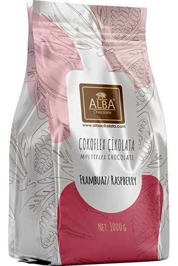 Alba Frambuaz Fleksi Çikolata 1 Kg