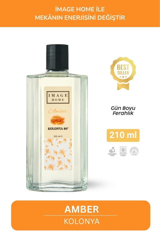 Image Home Cam Kolonya Amber 210 Ml