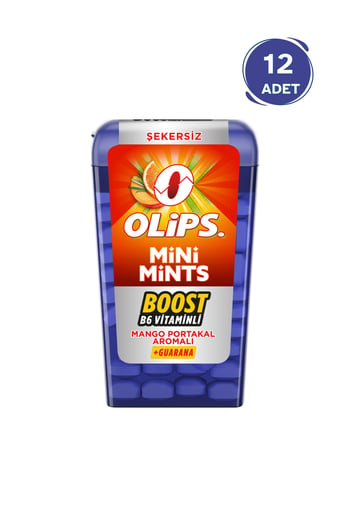 Olips Mini Mints Boots B6 Vitaminli Mango Portakal 12.5 GR - 24 Adet