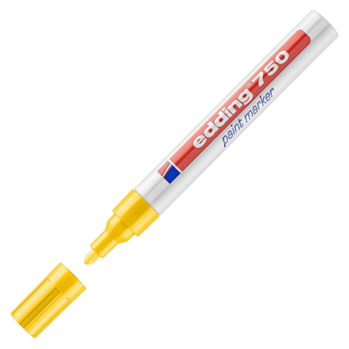 Edding E-750 Tam Örtücü Boya Markörü 2-4mm Sarı