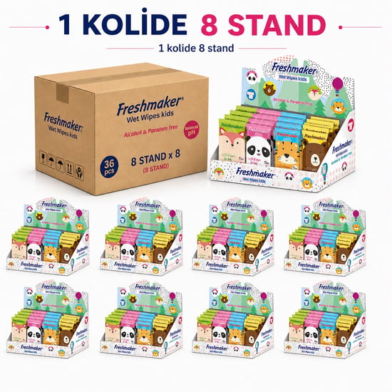 Freshmaker 15’li Kids Islak Cep Mendili