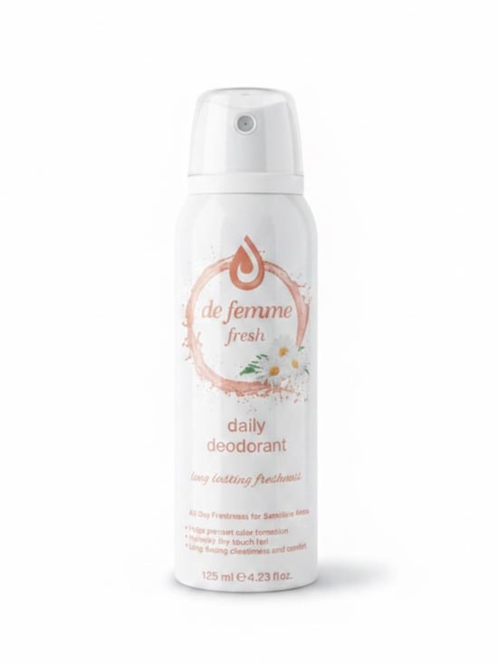 De Femme Fresh Daily İntim Genital Bölge Deodorant 125 Ml