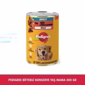 Pedigree Sığırlı Konserve Yaş Mama 400 gr