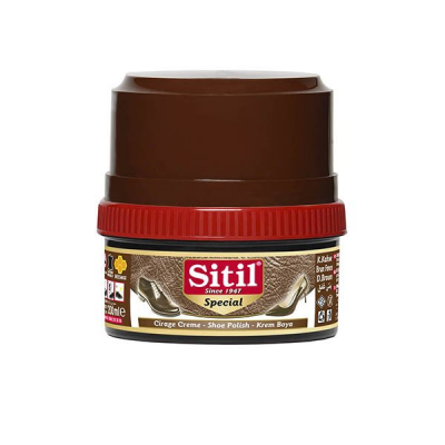Sitil ( 175ml & Koyu Kahve ) Krem Ayakkabı Boyası