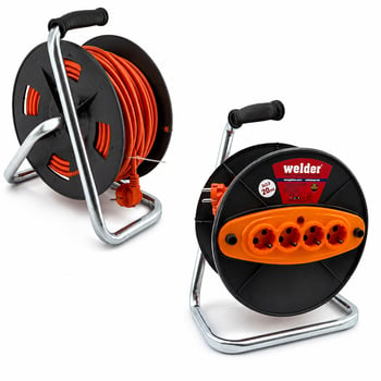 Cca Ct Welder ( 3x2.5mm ) ( 20mt ) Makaralı Uzatma Kablo