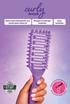 Proco Beauty Pro Curlybrush - Kıvırcık Saçlar için Bukle Belirginleştirici Saç Fırçası ( Bordo )