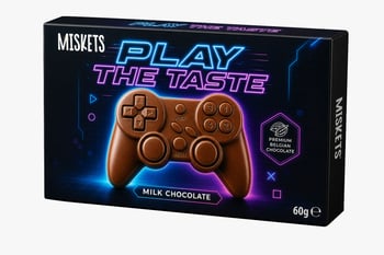 Miskets Game Pad Sütlü Çikolata 60g X 12 Adet X 2 Kutu Ekonomik Paket | Oyun Konsolu Şekilli Çocuk Çikolatası