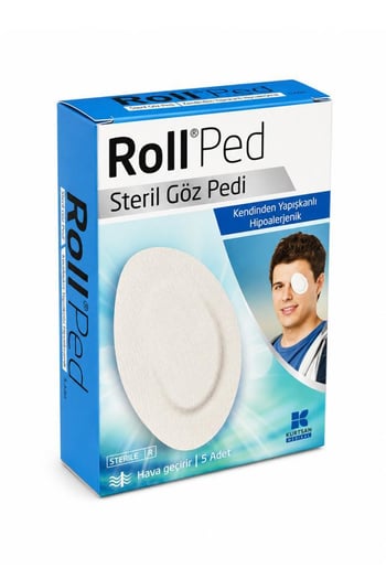 Roll Ped Steril 5li Göz Pedi