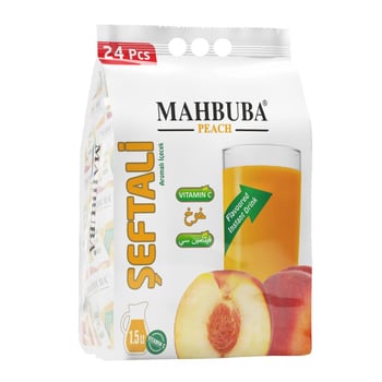 Mahbuba Şeftali Aromalı Soğuk Toz İçecek 24x11.2gr