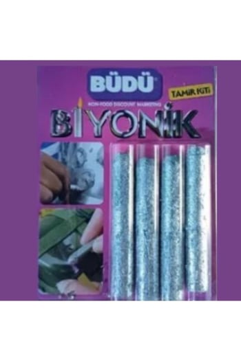 Büdü Güçlü Takviyeli Silikon Tamir Kiti 4 Tek Epoksiler Renksiz Tr