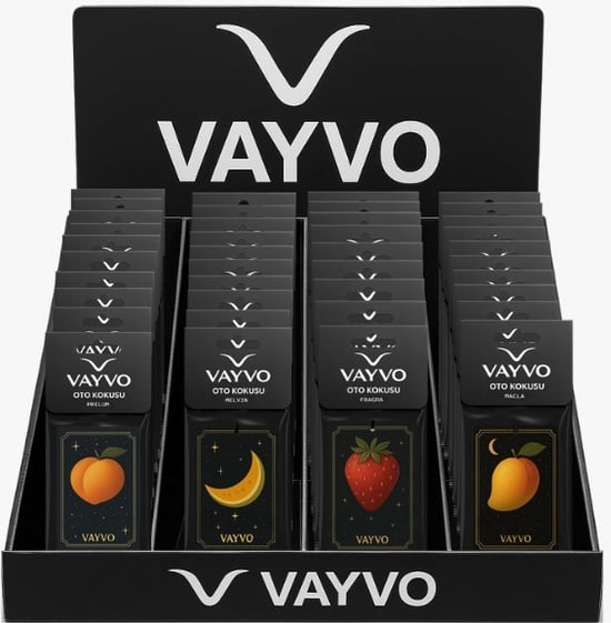 Vayvo Kağıt Oto Araç Kokusu Meyve Serisi Adet Standlı