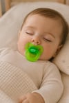 Wee Baby Akide Damaklı Silikon Emzik 18+ Ay Yeşil