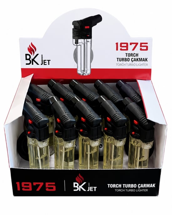 BKJET Torch Turbo Jet Çakmak 10'lu Ekonomik Paket