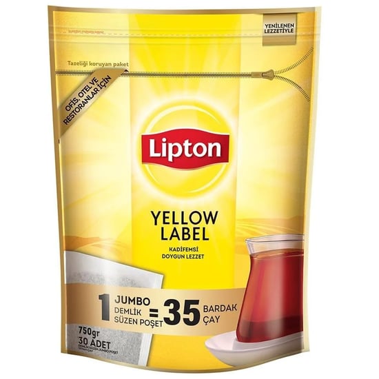 Lipton Edt Yellow 30'lu Jumbo Demlik Pos.750gr